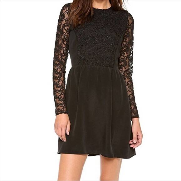 Dolce Vita Floren Lace Mesh Embroidered Mini Dress - Picture 1 of 12